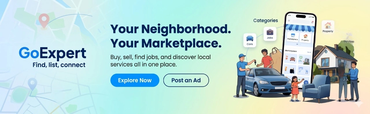GoExpert – Classified Ads & Local Marketplace Website Development