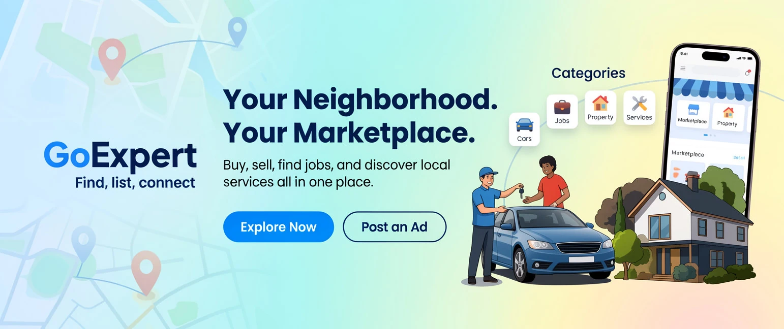 GoExpert – Classified Ads & Local Marketplace Website Development case study