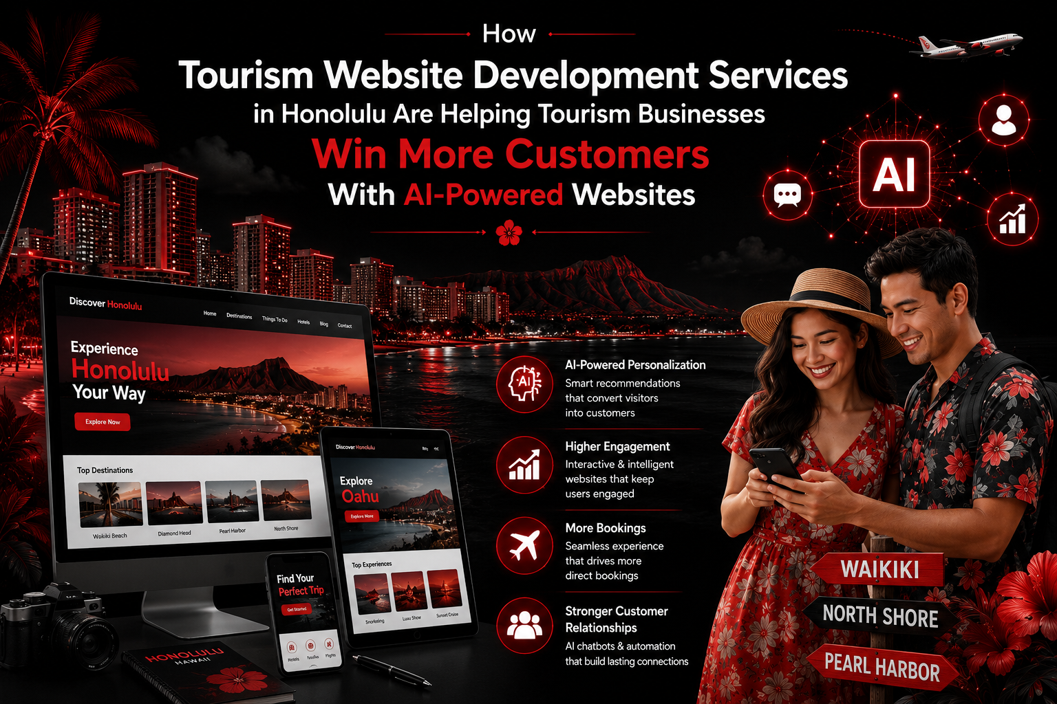 Tourism Website Development Services in Honolulu